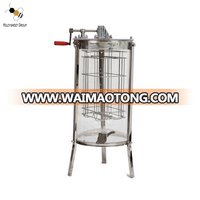 Acrylic Manual 2 Frame Honey Extractor With Stainless Steel Frames